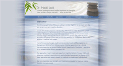 Desktop Screenshot of drheidilack.com